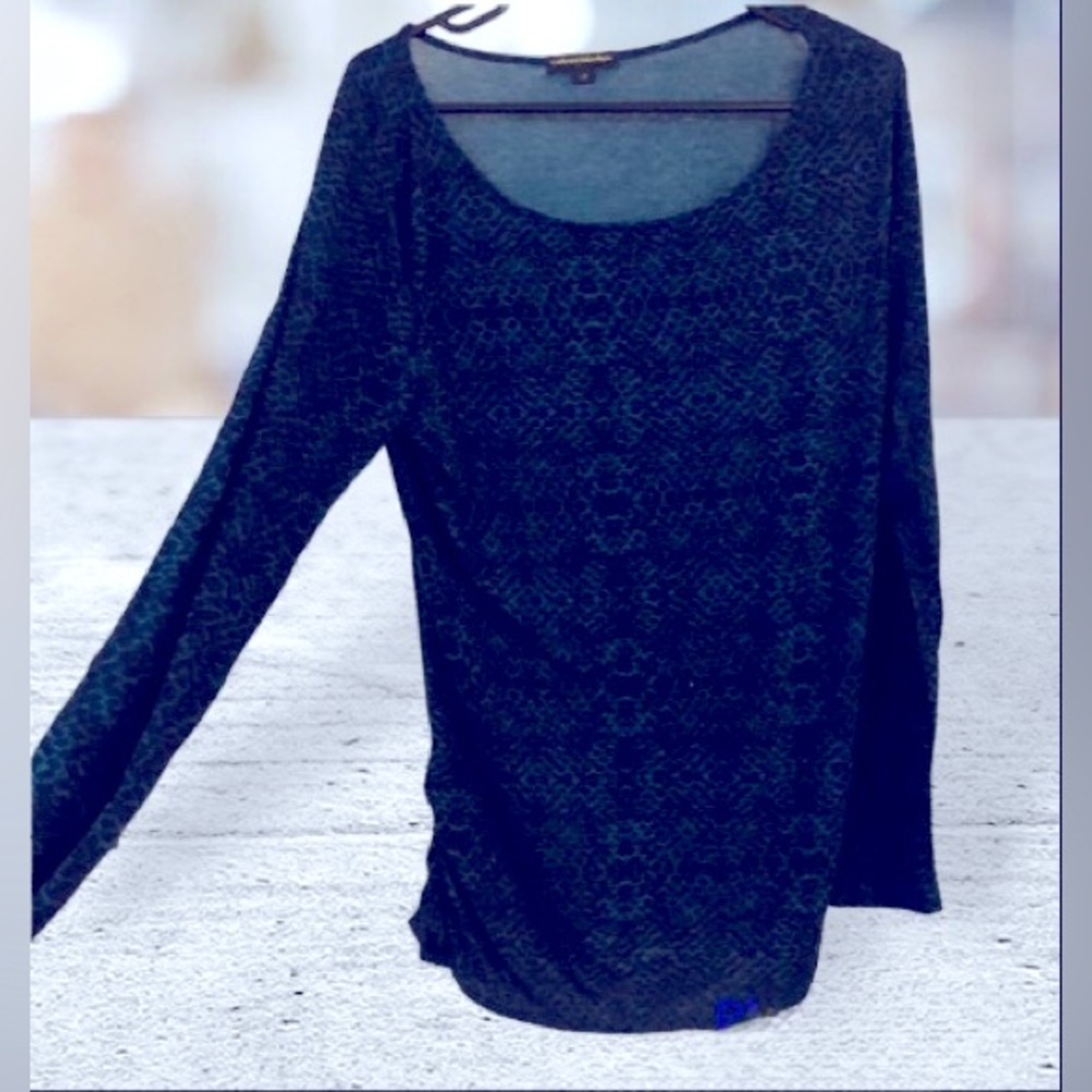 🌞-Turquoise Snakeskin Like Full  printed Shirt-